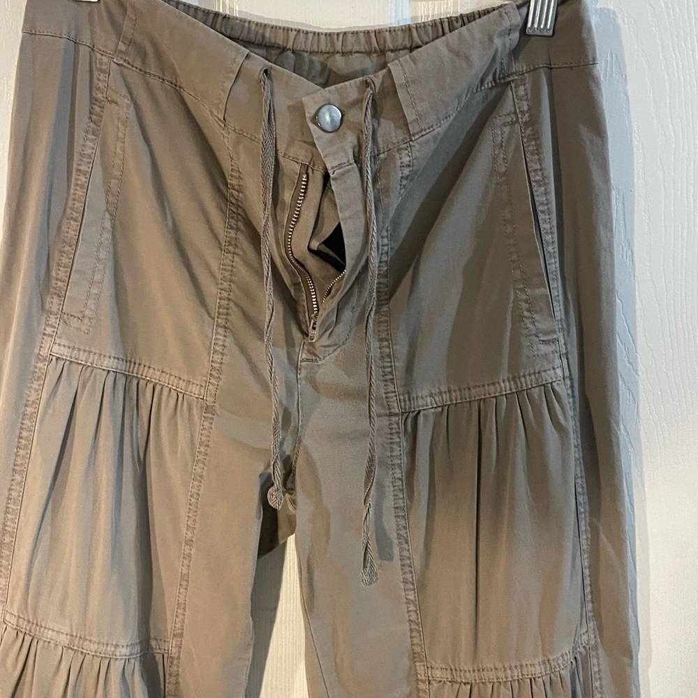 Soft Surroundings Taupe Drawstring Pants - Picture 4 of 9